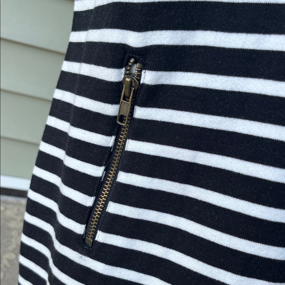 New Sanctuary Black and White Striped long blouse - Picture 7 of 16